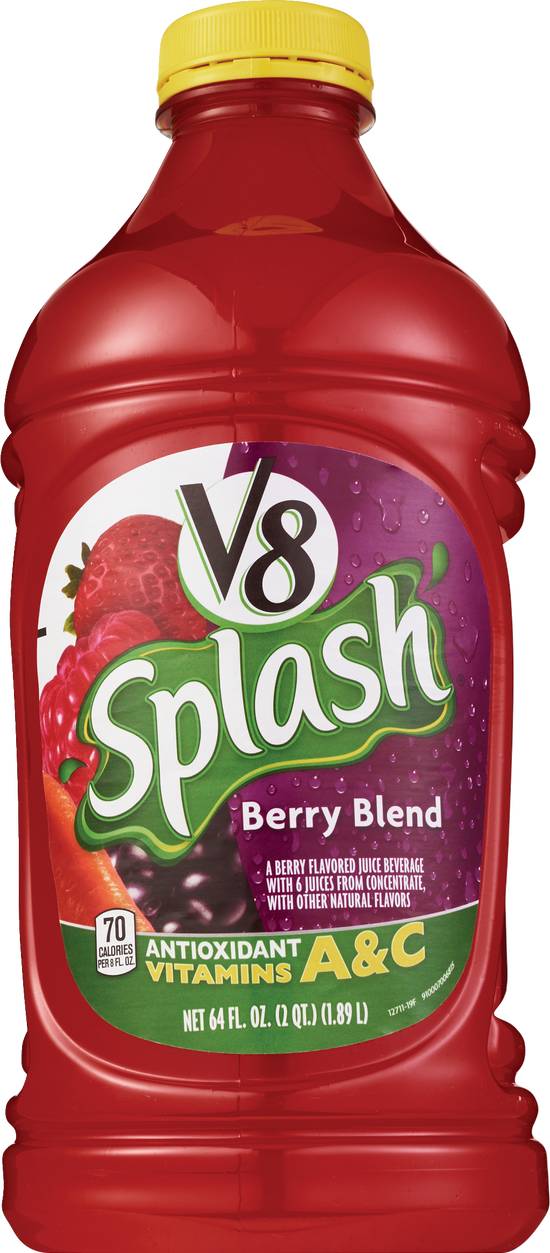 Order V8 Splash Berry Blend Juice, 64 OZ food online from CVS store, Tulsa on bringmethat.com