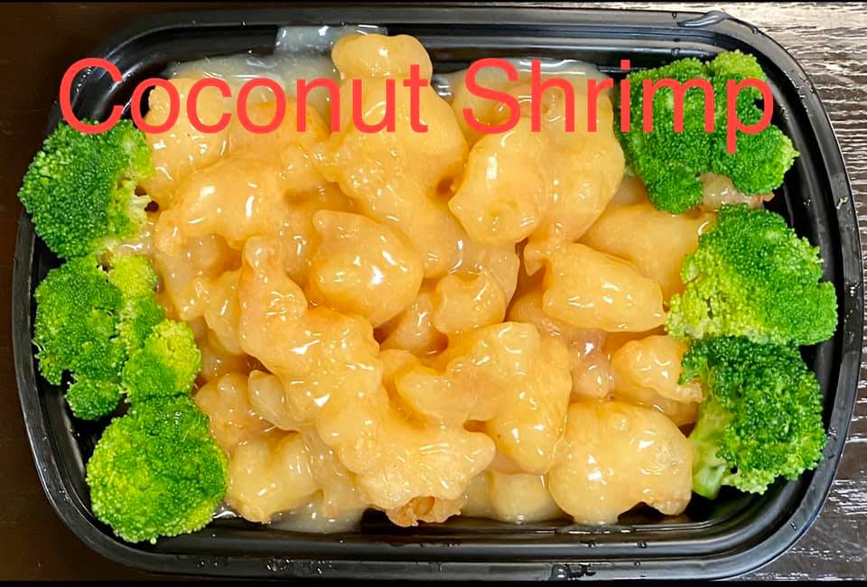 Order 113. Quart of Coconut Shrimp food online from Chinese Eatery store, Harvey on bringmethat.com