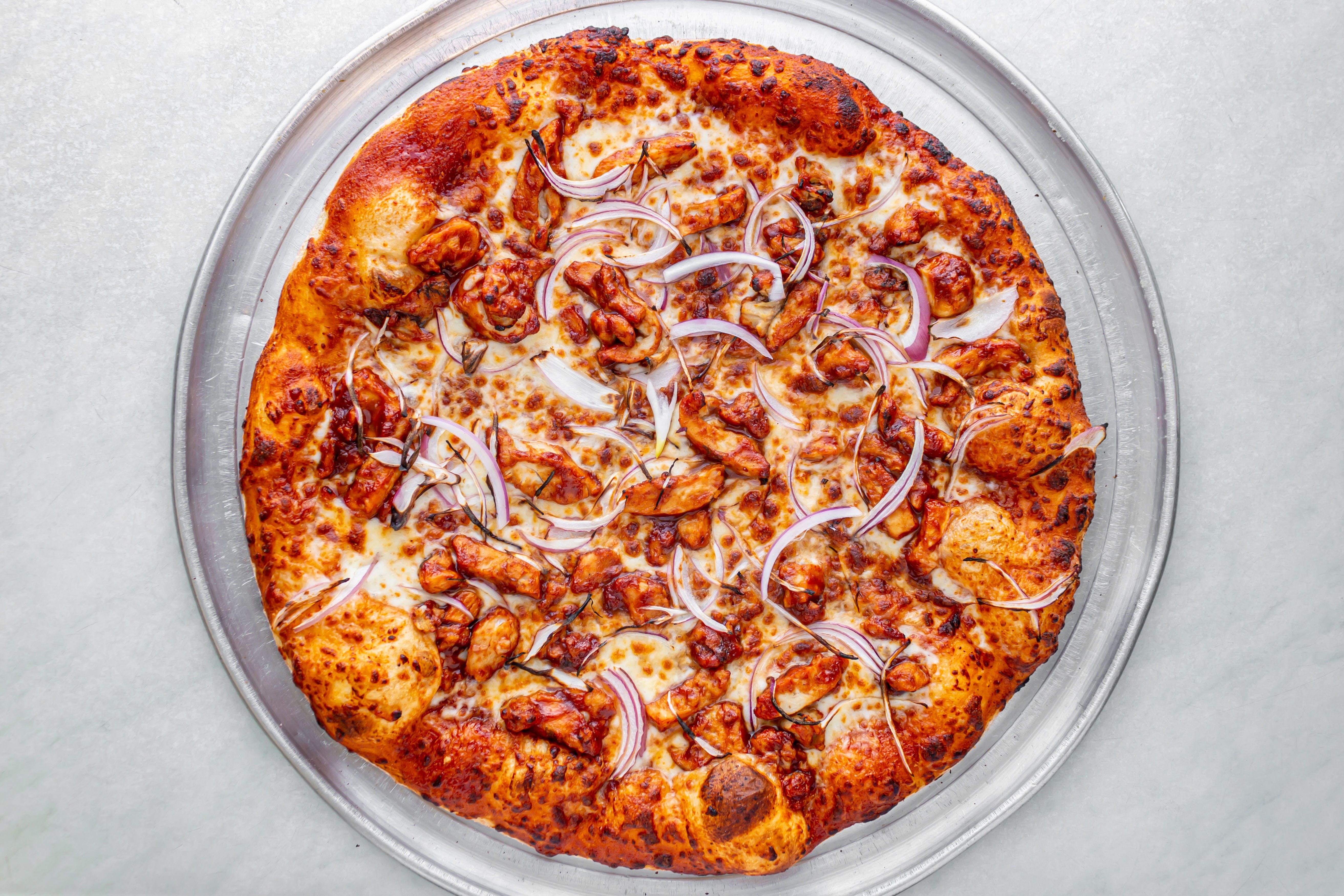 Order BBQ Chicken Pizza - Small 12'' (6 Slices) food online from Jack's Pizza & Subs store, Torrance on bringmethat.com