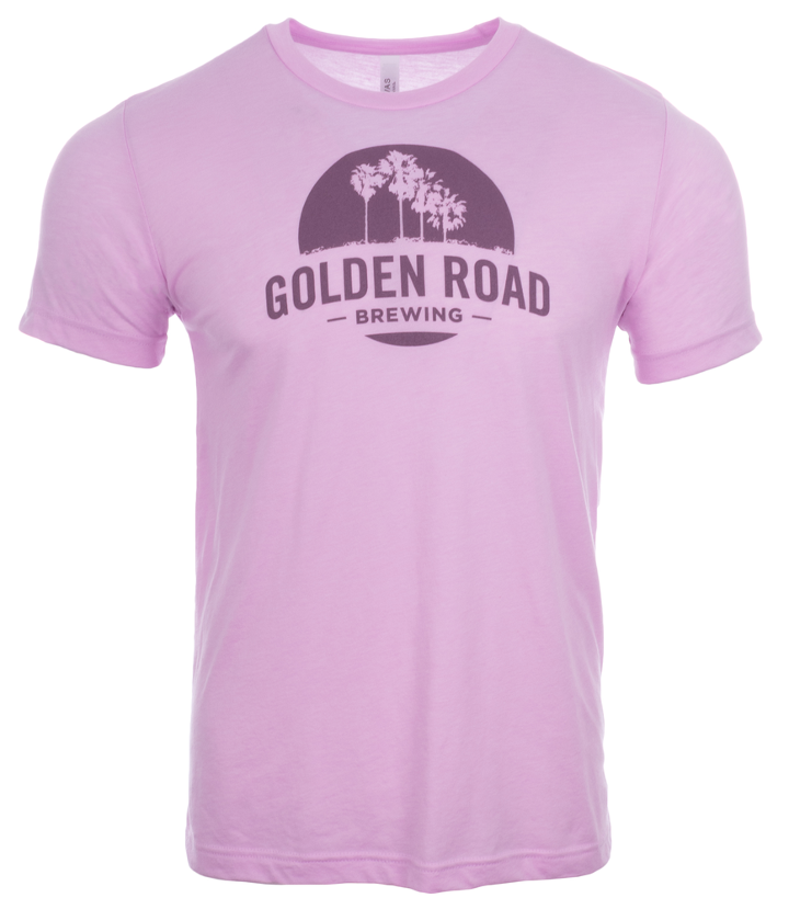 Order Lilac Triblend Logo Tee food online from Golden Road Brewing store, Sacramento on bringmethat.com