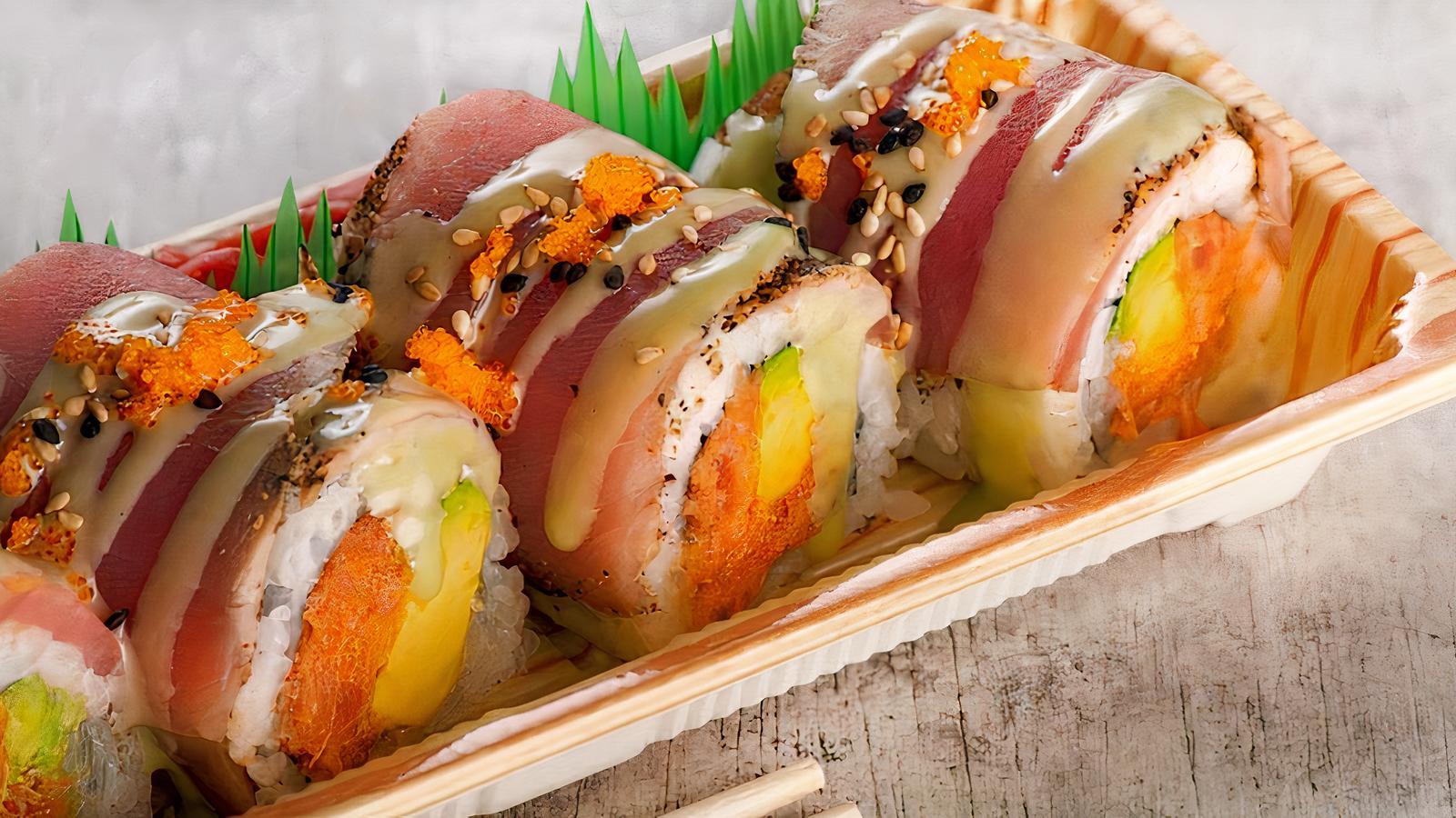 Order Tuna Crazy Roll food online from Hava Java store, Monsey on bringmethat.com