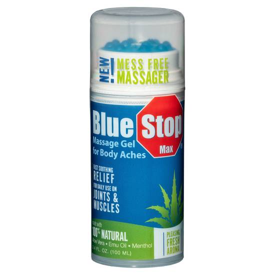 Order Blue Stop Max Massage Gel (3.4 oz) food online from Rite Aid store, CONCORD on bringmethat.com