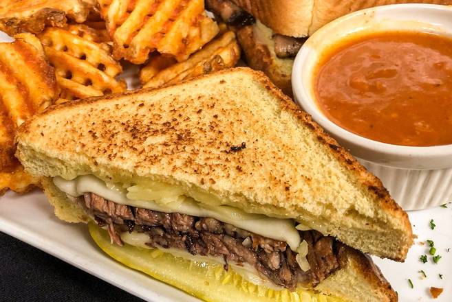 Order Brisket Grilled Cheese food online from Emerald Loop Bar & Grill store, Chicago on bringmethat.com