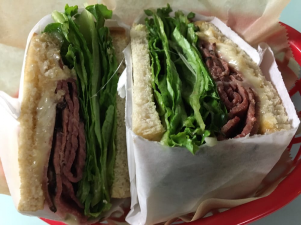 Order Pastrami Hot Sandwich food online from Cherry Pick Cafe store, Los Angeles on bringmethat.com