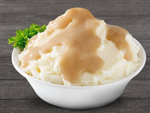 Order Mashed Potatoes with Gravy food online from Brown's Chicken & Pasta store, Bolingbrook on bringmethat.com