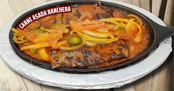 Order Carne Asada Ranchera food online from Taqueria Jalisco store, Corpus Christi on bringmethat.com