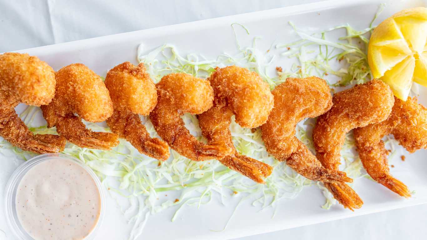 Order Crispy Shrimp (8) food online from Poke2 Grill store, Downey on bringmethat.com