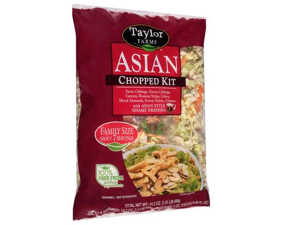 Order Taylor Farms · Asian Chopped Salad Kit Family Size (23.7 oz) food online from Safeway store, Alamo on bringmethat.com