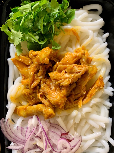 Order Chicken Noodle Salad food online from Top Burmese store, Beaverton on bringmethat.com