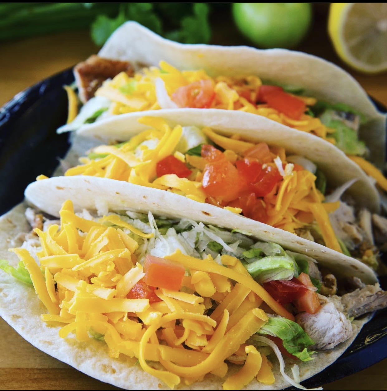 Order 3 Soft Taco Plate food online from Fuego 360 store, Corona on bringmethat.com