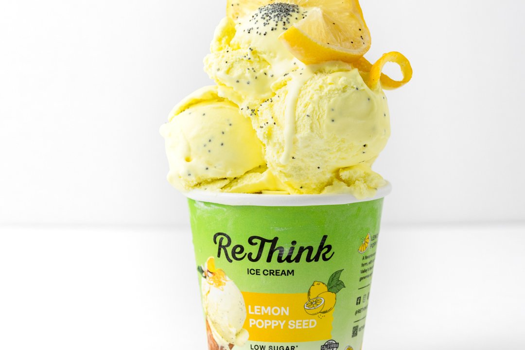 Order ReThink Ice Cream-Lemon Poppyseed food online from Afters Ice Cream store, Lawndale on bringmethat.com