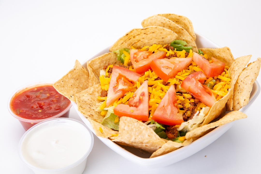 Order Taco Salad food online from Pizza King store, Lafayette on bringmethat.com