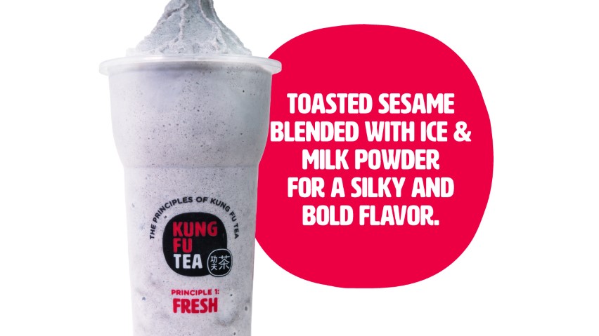 Order Sesame Slush food online from Kung Fu Tea store, Pearland on bringmethat.com
