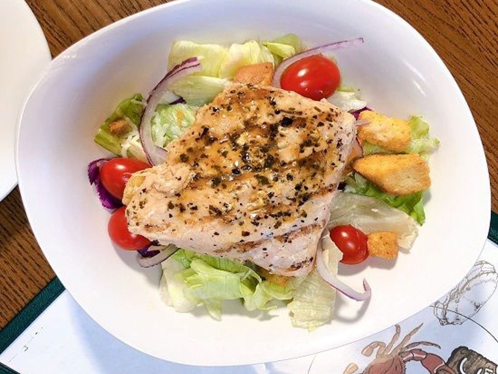 Order Salmon Salad food online from Juicy Seafood store, Clarksville on bringmethat.com