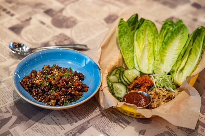 Order Bulgogi Beef Lettuce Wrap food online from Hawkers Asian Street Fare store, Charlotte on bringmethat.com