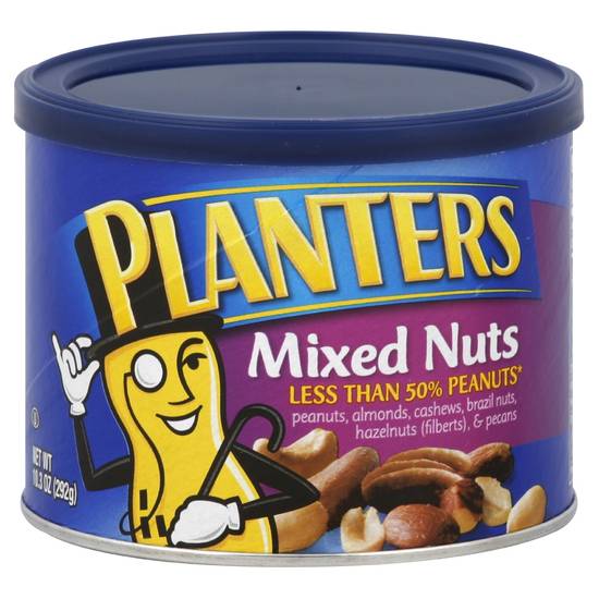 Order Planters Mixed Nuts Less Than 50% Peanuts with Peanuts (10.3 oz) food online from Rite Aid store, Eugene on bringmethat.com
