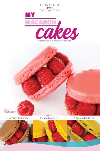 Order My Macaron Cakes - DUO food online from Le Macaron French Pastries store, Huntsville on bringmethat.com