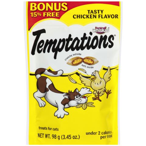 Order Whiskers Temptation Chicken Cat Treat 3oz food online from 7-Eleven store, West Hollywood on bringmethat.com