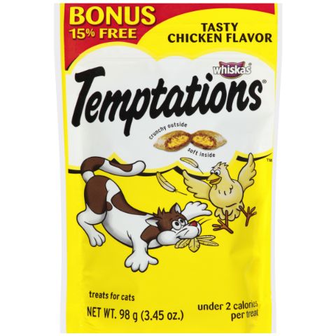 Order Whiskers Temptation Chicken Cat Treat 3oz food online from 7-Eleven store, Stockton on bringmethat.com