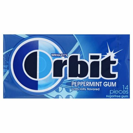 Order Orbit Gum - Peppermint food online from IV Deli Mart store, Goleta on bringmethat.com