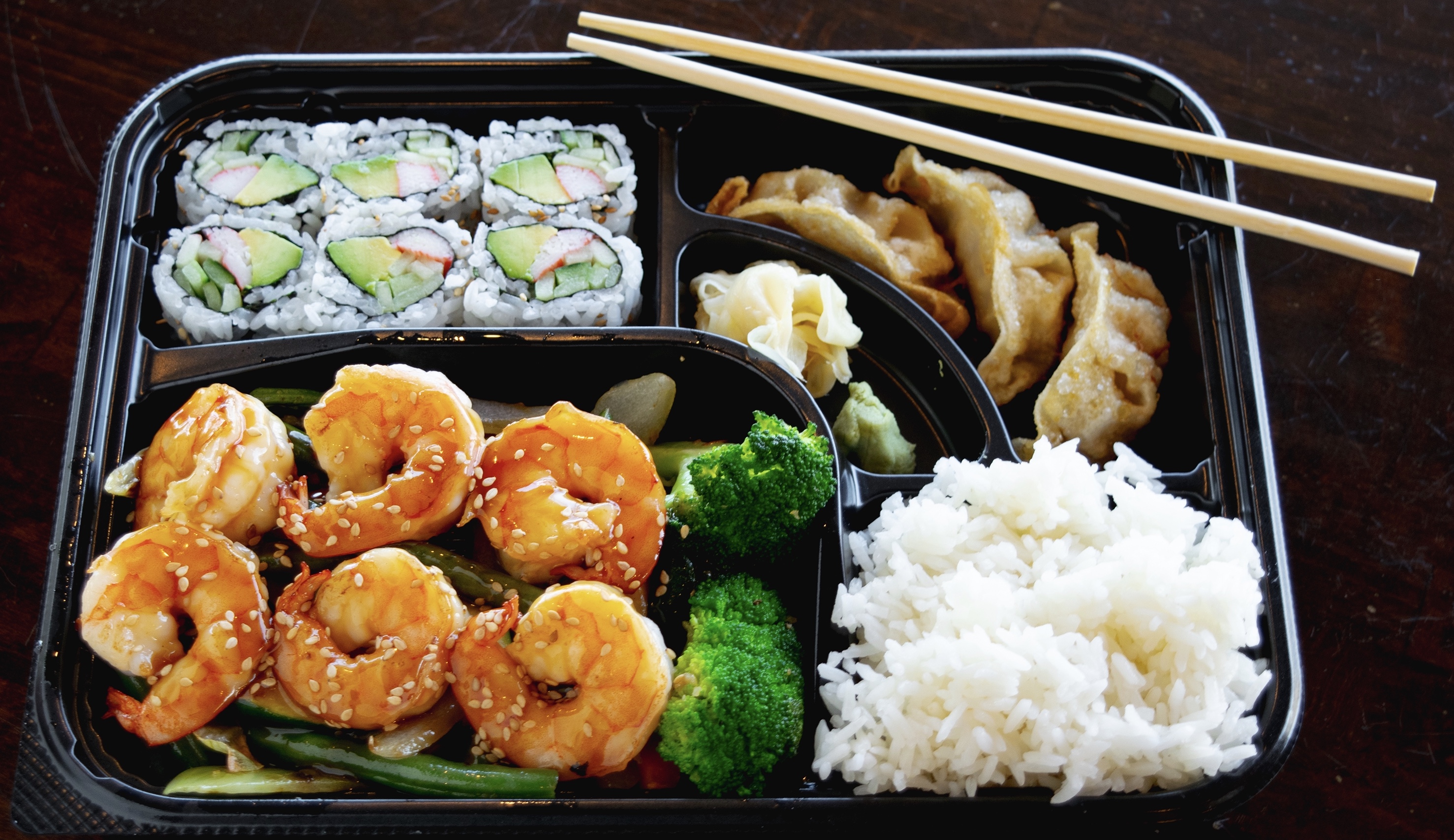 Order Shrimp Teriyaki Dinner Bento Box food online from Lucky Fortune I store, Baldwin on bringmethat.com