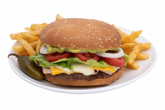Order Mexican Burger food online from Pollo Regio store, Balch Springs on bringmethat.com