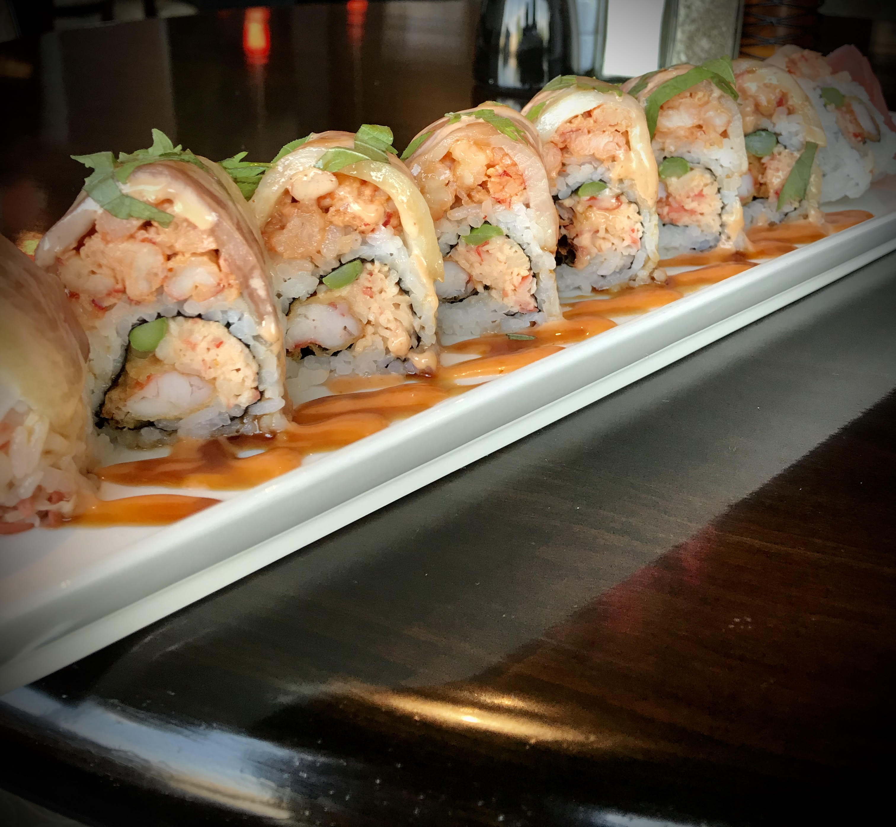 Order Spicy Temptation Roll food online from Misawa Sushi Bar store, Louisville on bringmethat.com