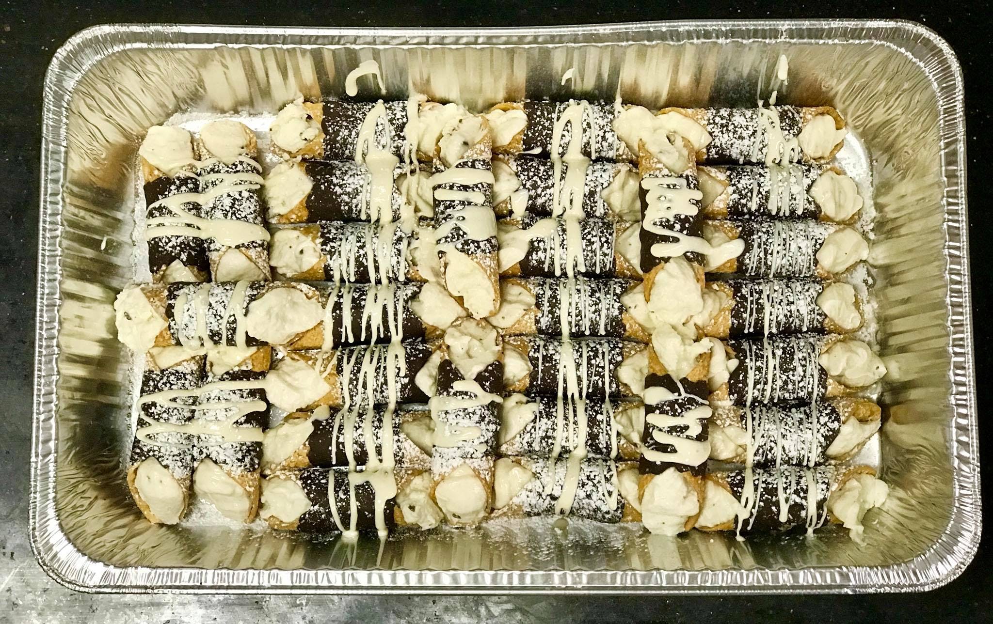 Order Cannoli - 2 Pieces food online from Tani Pizza store, Butler on bringmethat.com