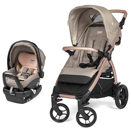 Order Peg Perego Booklet 50 Travel System in Mon Amour/Rose Gold food online from Bed Bath & Beyond store, Lancaster on bringmethat.com