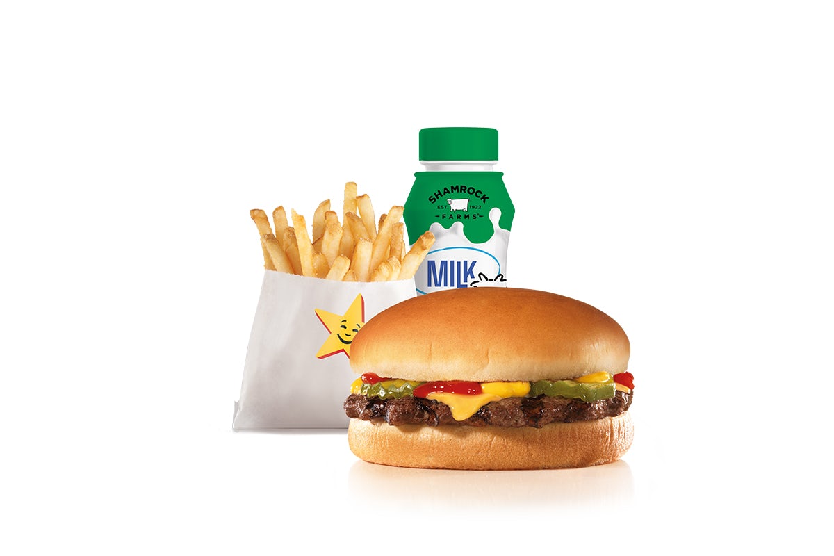 Order Cheeseburger Kid's Meal food online from Carl's Jr. store, Fremont on bringmethat.com