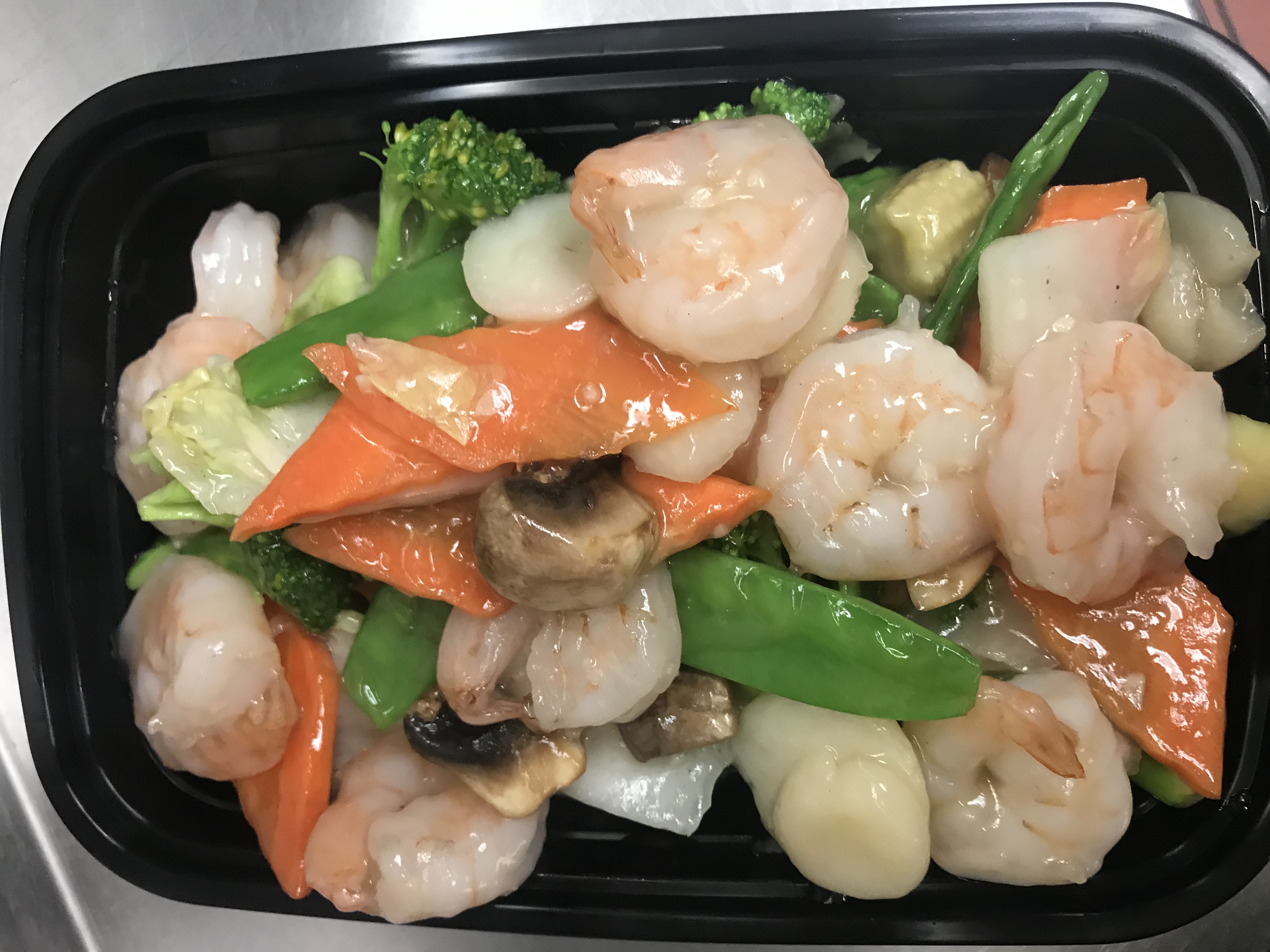 Order Shrimp with Mixed Vegetables food online from Golden Bowl store, Bartlett on bringmethat.com