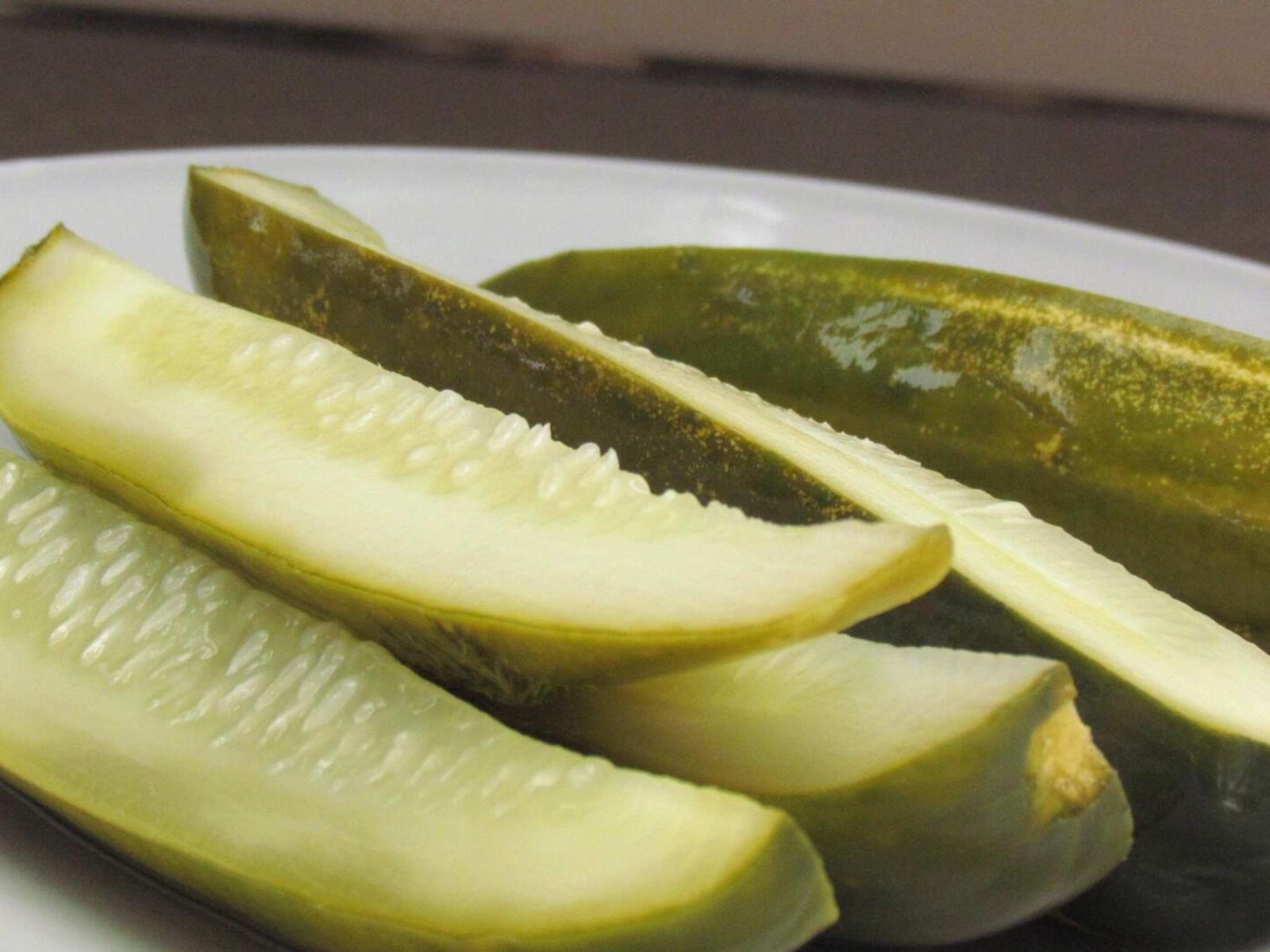 Order 1/4 Pickle: Kosher Dill food online from The Great Outdoors Sub Shop store, Fort Worth on bringmethat.com