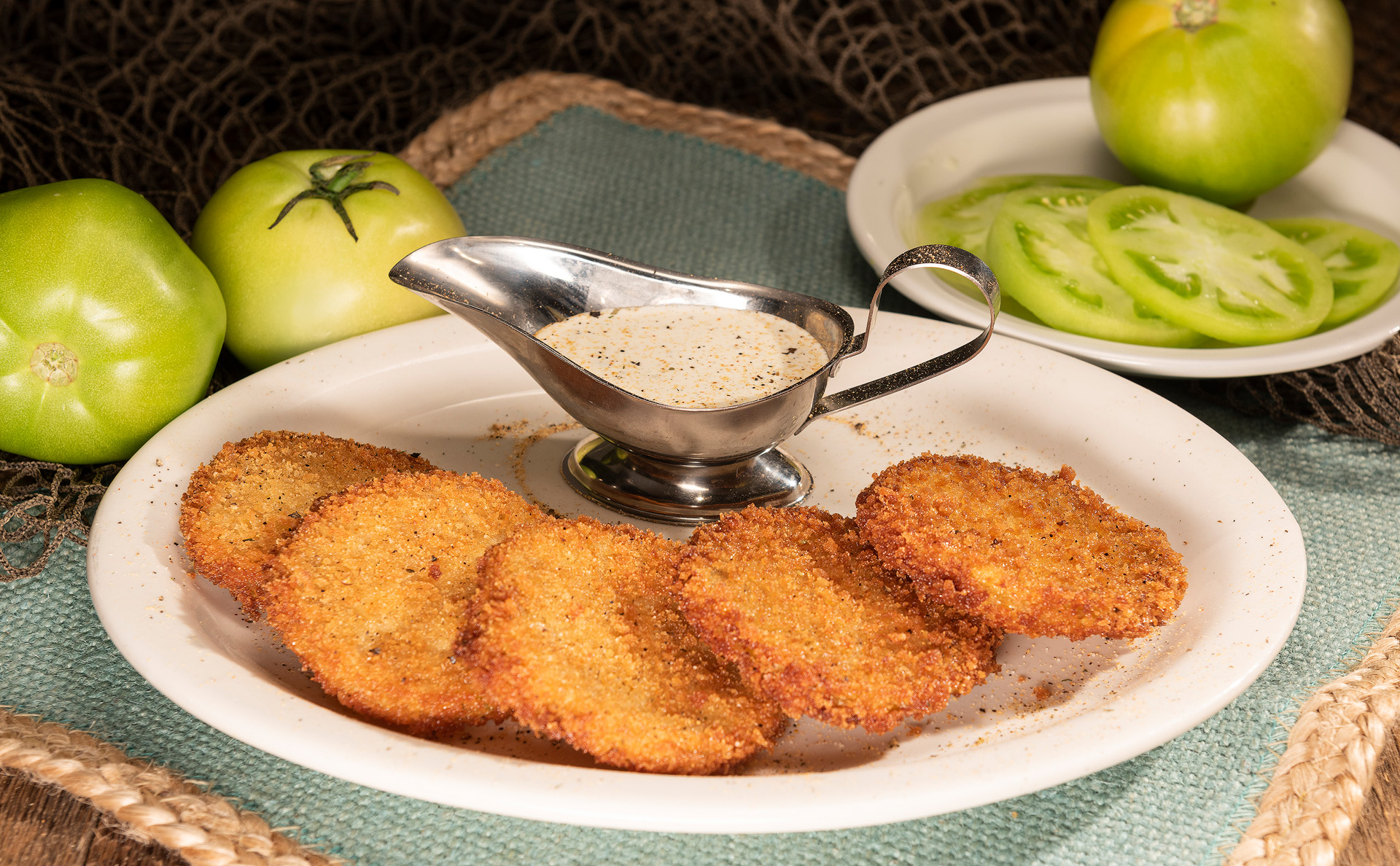 Order Fried Green Tomatoes food online from Huckleberry store, Turlock on bringmethat.com