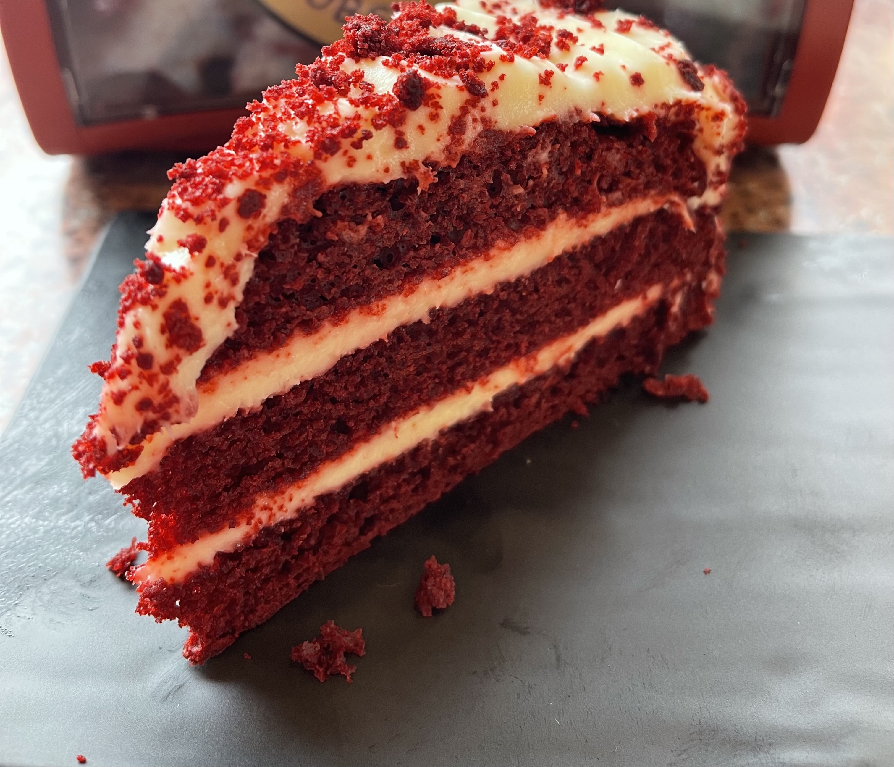 Order Red Velvet Cake food online from Two Cousins Pizza and Italian Restaurant store, Lancaster on bringmethat.com