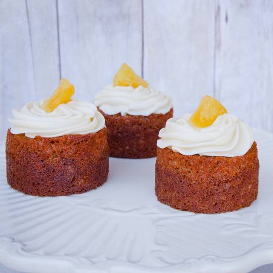 Order Petite Carrot Cake Set of 4 food online from Sweet Things store, San Francisco on bringmethat.com