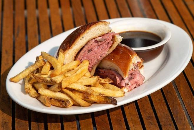 Order Roasted Prime Rib French Dip Sandwich food online from Wildfire store, Schaumburg on bringmethat.com