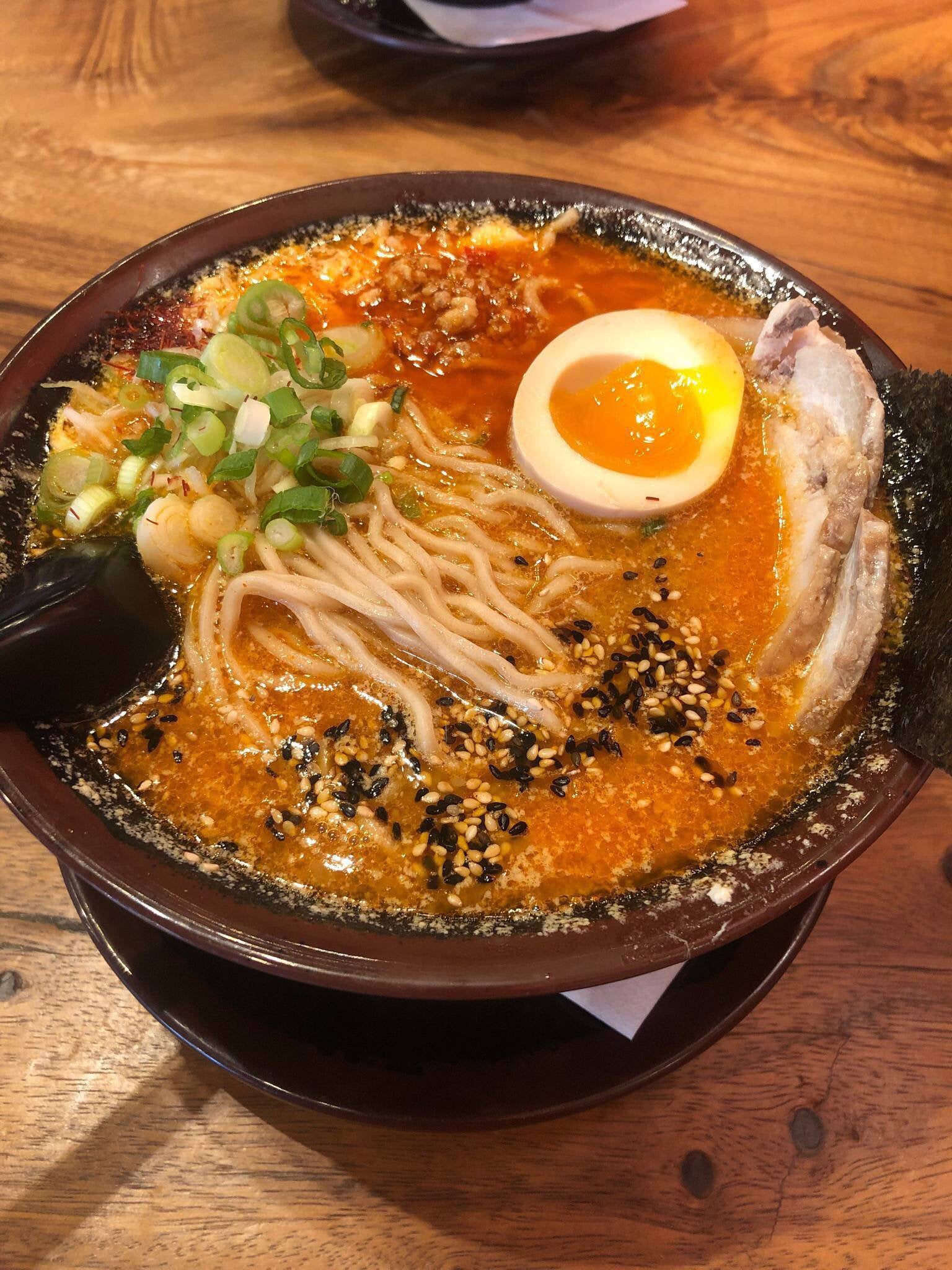 Order Spicy Miso Ramen food online from Facing East Noodle & Bar store, San Diego on bringmethat.com