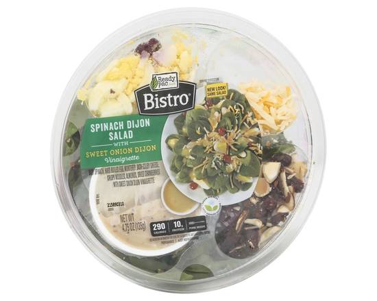 Order Ready Pac Foods · Bistro Spinach Dijon Salad Bowl (4.8 oz) food online from Albertsons store, Hillsboro on bringmethat.com