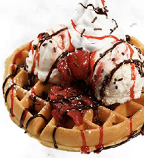 Order Strawberry Overload food online from Lucy's Waffles & Ice Cream store, Las Vegas on bringmethat.com