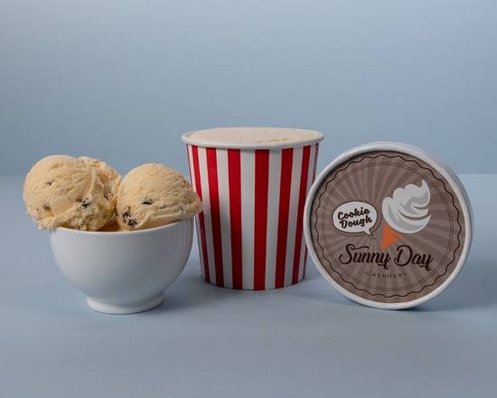 Order Sunny Day Chocolate Chip Cookie Dough Ice Cream (Pint) food online from Pizzeria Bravo store, Oakland on bringmethat.com
