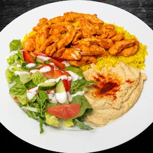 Order Chicken Shawarma Plate food online from The Green Olive store, Compton on bringmethat.com