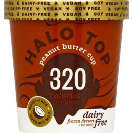 Order Halo Top Dairy-Free Peanut Butter Cup (1 Pint) food online from Dolcezza Gelato store, Arlington on bringmethat.com