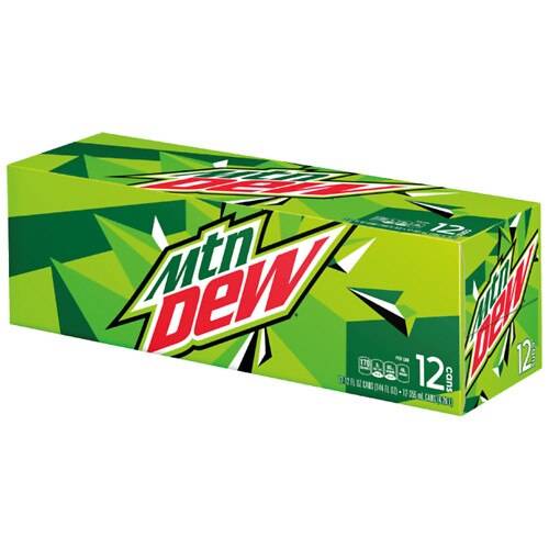 Order Mountain Dew Soda - 12.0 oz x 12 pack food online from Walgreens store, Oshkosh on bringmethat.com