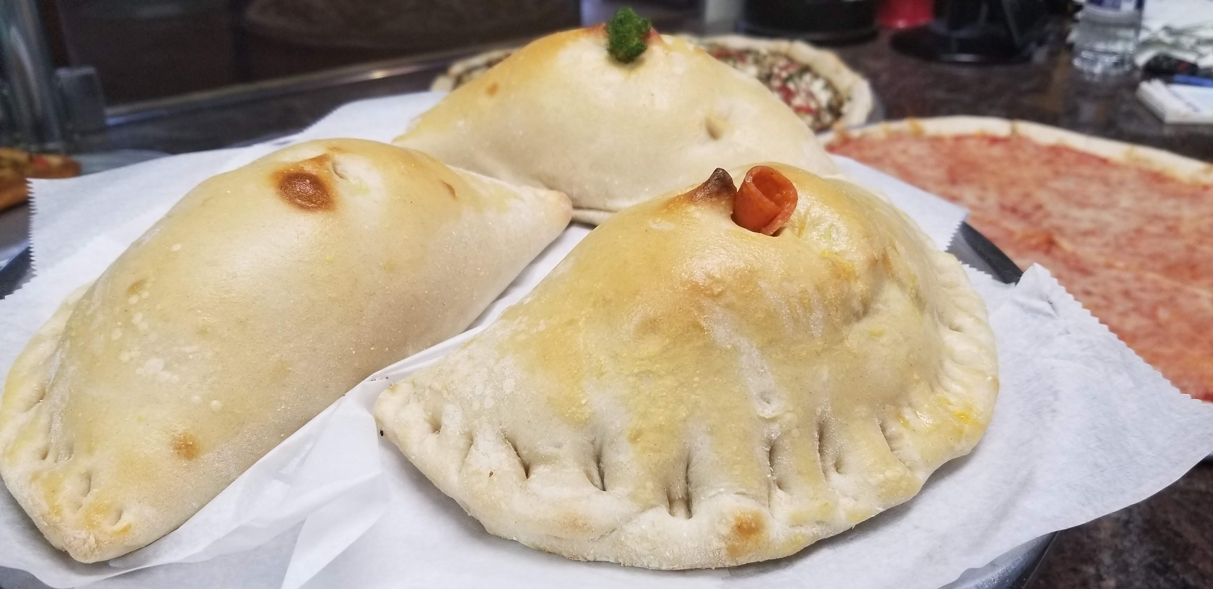 Order Veggie Calzone food online from Pizza Blitz store, Frederick on bringmethat.com