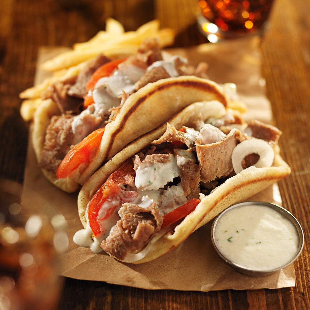 Order Beef and Lamb Gyro Sandwich food online from Samia Grill store, Jersey City on bringmethat.com