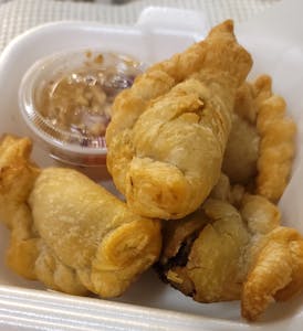 Order A-9. Curry Puff (Chicken) food online from Thai Smile store, Hamden on bringmethat.com