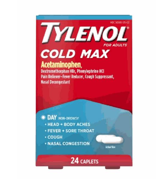 Order Tylenol Cold Max food online from IV Deli Mart store, Goleta on bringmethat.com