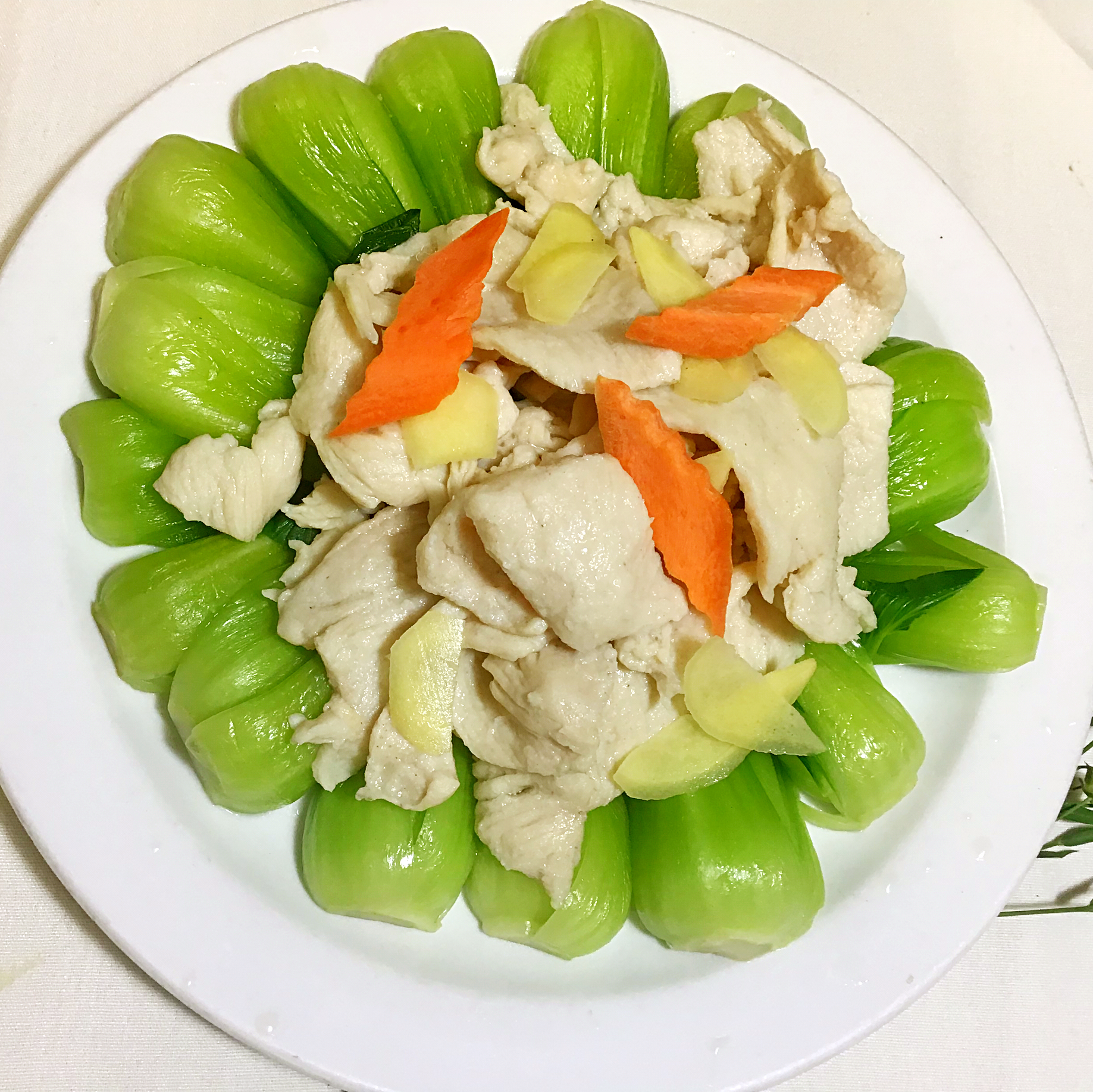 Order Steamed Mixed Vegetables with Chicken 蒸雜菜雞 food online from Win Garden store, San Francisco on bringmethat.com