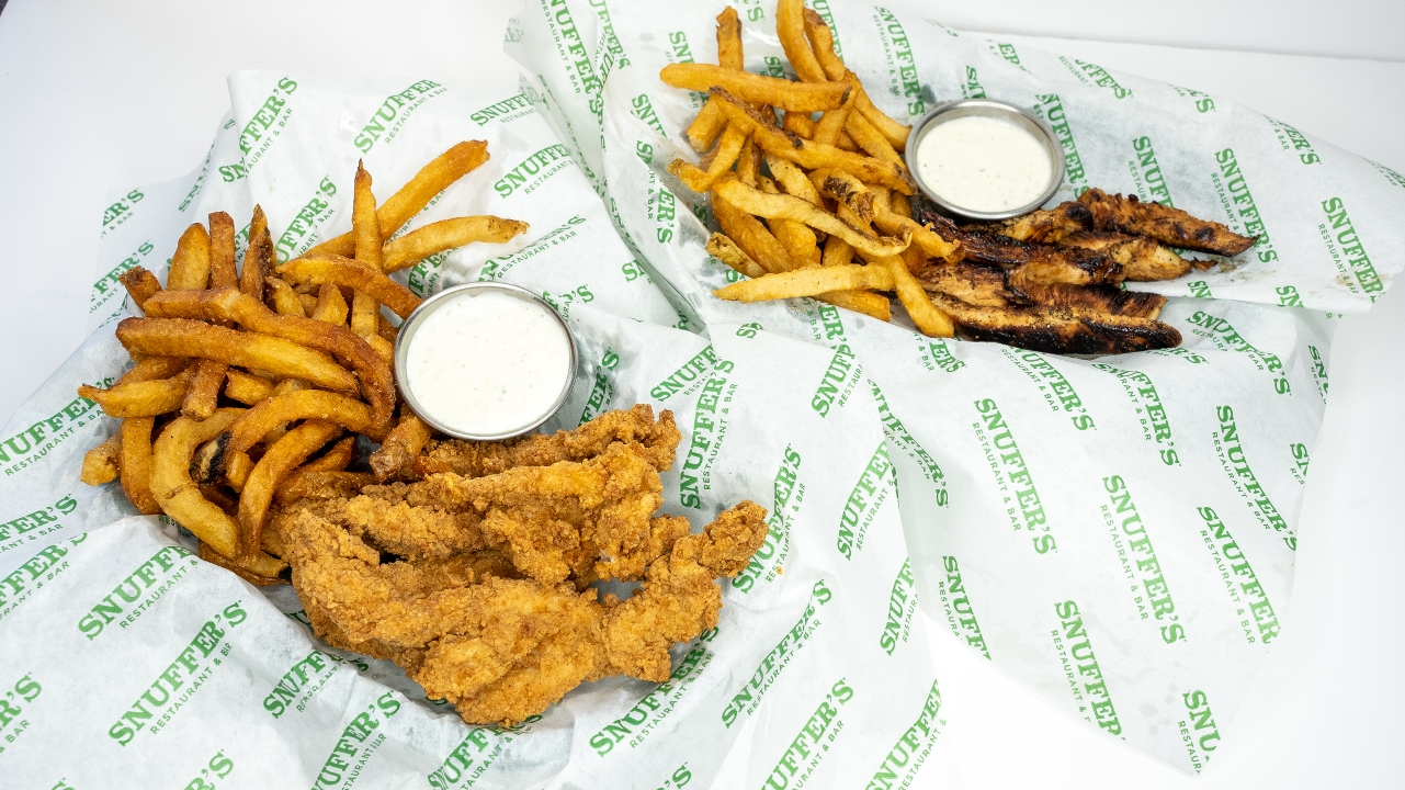 Order Kids Chicken Strips food online from Snuffers store, Plano on bringmethat.com