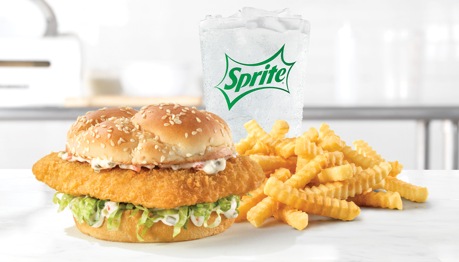 Order Crispy Fish Sandwich food online from Arby store, Anchorage on bringmethat.com